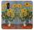 W2937 Claude Monet Bouquet of Sunflowers Hard Case and Leather Flip Case For LG K10 (2018), LG K30