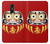 W3045 Japan Good Luck Daruma Doll Hard Case and Leather Flip Case For LG K10 (2018), LG K30