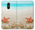 W3212 Sea Shells Starfish Beach Hard Case and Leather Flip Case For LG K10 (2018), LG K30