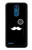 W1946 Sir Mustache Minimalism Hard Case and Leather Flip Case For LG K8 (2018)