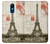 W2108 Eiffel Tower Paris Postcard Hard Case and Leather Flip Case For LG K8 (2018)