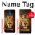 W3182 Lion Hard Case and Leather Flip Case For LG K8 (2018)