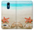W3212 Sea Shells Starfish Beach Hard Case and Leather Flip Case For LG K8 (2018)