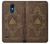 W3219 Spell Book Cover Hard Case and Leather Flip Case For LG K8 (2018)