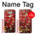 W2414 Red Blossoming Almond Tree Van Gogh Hard Case and Leather Flip Case For LG V30, LG V30 Plus, LG V30S ThinQ, LG V35, LG V35 ThinQ