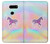 W3203 Rainbow Unicorn Hard Case and Leather Flip Case For LG V30, LG V30 Plus, LG V30S ThinQ, LG V35, LG V35 ThinQ