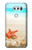 W3212 Sea Shells Starfish Beach Hard Case and Leather Flip Case For LG V30, LG V30 Plus, LG V30S ThinQ, LG V35, LG V35 ThinQ