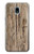 W0600 Wood Graphic Printed Hard Case and Leather Flip Case For Samsung Galaxy J3 (2018), J3 Star, J3 V 3rd Gen, J3 Orbit, J3 Achieve, Express Prime 3, Amp Prime 3