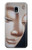 W1255 Buddha Face Hard Case and Leather Flip Case For Samsung Galaxy J3 (2018), J3 Star, J3 V 3rd Gen, J3 Orbit, J3 Achieve, Express Prime 3, Amp Prime 3