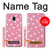 W2858 Pink Flamingo Pattern Hard Case and Leather Flip Case For Samsung Galaxy J3 (2018), J3 Star, J3 V 3rd Gen, J3 Orbit, J3 Achieve, Express Prime 3, Amp Prime 3