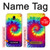 W2884 Tie Dye Swirl Color Hard Case and Leather Flip Case For Samsung Galaxy J7 (2018), J7 Aero, J7 Top, J7 Aura, J7 Crown, J7 Refine, J7 Eon, J7 V 2nd Gen, J7 Star