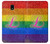 W2900 Rainbow LGBT Lesbian Pride Flag Hard Case and Leather Flip Case For Samsung Galaxy J7 (2018), J7 Aero, J7 Top, J7 Aura, J7 Crown, J7 Refine, J7 Eon, J7 V 2nd Gen, J7 Star