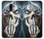 W0222 Skull Pentagram Hard Case and Leather Flip Case For Samsung Galaxy J8 (2018)