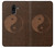 W0825 Taoism Yin Yang Hard Case and Leather Flip Case For Samsung Galaxy J8 (2018)