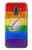 W2899 Rainbow LGBT Gay Pride Flag Hard Case and Leather Flip Case For Samsung Galaxy J8 (2018)