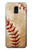 W0064 Baseball Hard Case and Leather Flip Case For Samsung Galaxy J6 (2018)