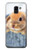 W0242 Cute Rabbit Hard Case and Leather Flip Case For Samsung Galaxy J6 (2018)