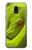 W0785 Green Snake Hard Case and Leather Flip Case For Samsung Galaxy J6 (2018)