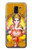 W0896 Lord Ganesh Hindu God Hard Case and Leather Flip Case For Samsung Galaxy J6 (2018)