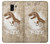 W2372 T-Rex Jurassic Fossil Hard Case and Leather Flip Case For Samsung Galaxy J6 (2018)