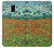 W2681 Field Of Poppies Vincent Van Gogh Hard Case and Leather Flip Case For Samsung Galaxy J6 (2018)