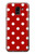 W2951 Red Polka Dots Hard Case and Leather Flip Case For Samsung Galaxy J6 (2018)