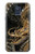 W0426 Gold Dragon Hard Case and Leather Flip Case For Samsung Galaxy A6 (2018)
