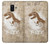 W2372 T-Rex Jurassic Fossil Hard Case and Leather Flip Case For Samsung Galaxy A6 (2018)