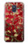 W2414 Red Blossoming Almond Tree Van Gogh Hard Case and Leather Flip Case For Samsung Galaxy A6 (2018)