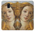 W3058 Botticelli Birth of Venus Painting Hard Case and Leather Flip Case For Samsung Galaxy A6 (2018)