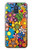 W3281 Colorful Hippie Flowers Pattern Hard Case and Leather Flip Case For Samsung Galaxy A6 (2018)