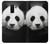 W1072 Panda Bear Hard Case and Leather Flip Case For Samsung Galaxy A6+ (2018), J8 Plus 2018, A6 Plus 2018