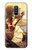 W1420 Saraswati Hindu Goddess Hard Case and Leather Flip Case For Samsung Galaxy A6+ (2018), J8 Plus 2018, A6 Plus 2018