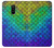 W2930 Mermaid Fish Scale Hard Case and Leather Flip Case For Samsung Galaxy A6+ (2018), J8 Plus 2018, A6 Plus 2018