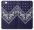 W3357 Navy Blue Bandana Pattern Hard Case and Leather Flip Case For iPhone 6 Plus, iPhone 6s Plus