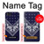 W3357 Navy Blue Bandana Pattern Hard Case and Leather Flip Case For iPhone 4 4S