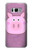 W3269 Pig Cartoon Hard Case and Leather Flip Case For Samsung Galaxy S8 Plus