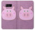 W3269 Pig Cartoon Hard Case and Leather Flip Case For Samsung Galaxy S8 Plus