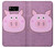 W3269 Pig Cartoon Hard Case and Leather Flip Case For Samsung Galaxy S8