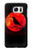 W3328 Crow Red Moon Hard Case and Leather Flip Case For Samsung Galaxy S7