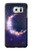 W3324 Crescent Moon Galaxy Hard Case and Leather Flip Case For Samsung Galaxy S6