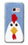W3254 Chicken Cartoon Hard Case and Leather Flip Case For Samsung Galaxy A3 (2017)