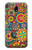 W3272 Colorful Pattern Hard Case and Leather Flip Case For Samsung Galaxy J7 (2017) EU Version