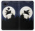 W3289 Flying Pig Full Moon Night Hard Case and Leather Flip Case For Google Pixel 2 XL