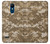 W3294 Army Desert Tan Coyote Camo Camouflage Hard Case and Leather Flip Case For LG K8 (2018)