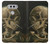 W3358 Vincent Van Gogh Skeleton Cigarette Hard Case and Leather Flip Case For LG V20