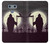 W3262 Grim Reaper Night Moon Cemetery Hard Case and Leather Flip Case For LG G6