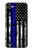 W3244 Thin Blue Line USA Hard Case and Leather Flip Case For LG Q6