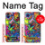 W3255 Colorful Art Pattern Hard Case and Leather Flip Case For LG Q6