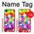 W3292 Colourful Disco Star Hard Case and Leather Flip Case For LG Q6